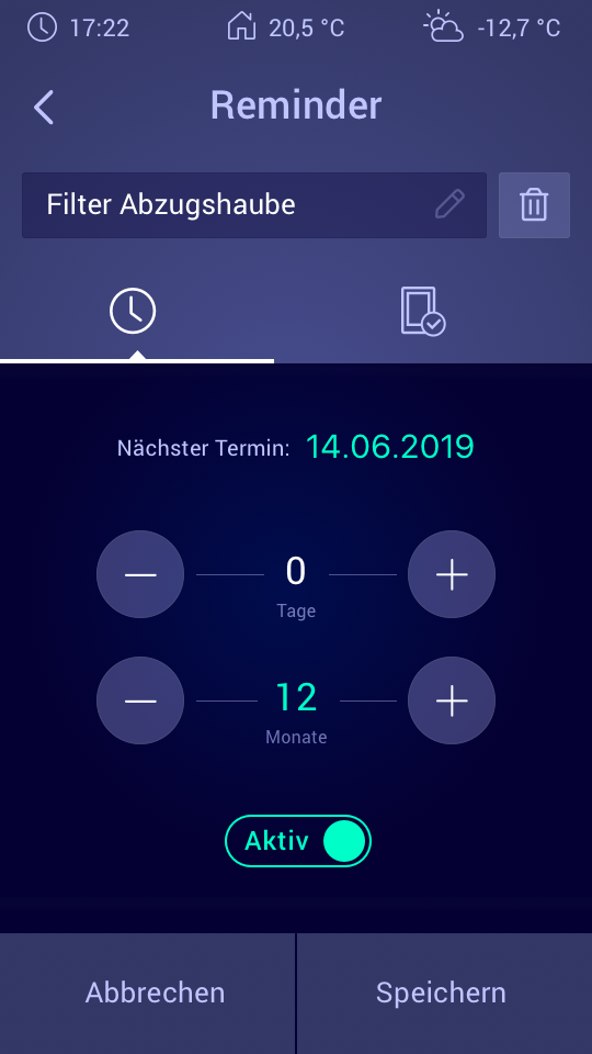 Smarthome reminder